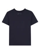 T-shirt per bambino Givenchy Kids blu con stampa serpente frontale H30956 853 GIVENCHY KIDS 