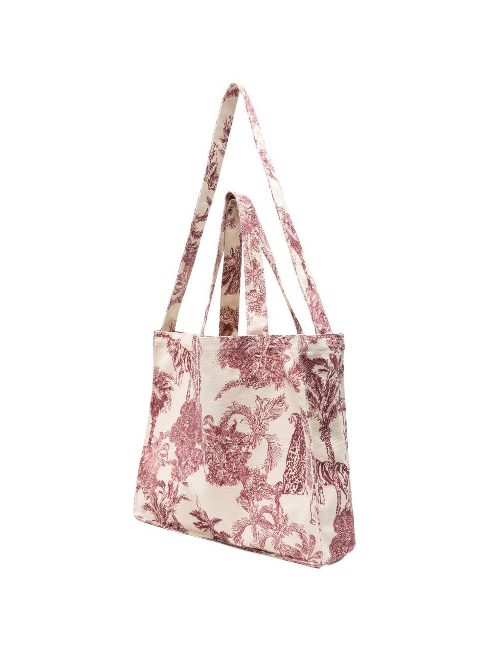 Borsa tote Essential Bag N MC2 Saint Barth multicolore con stampa tropicale EBAGN007 09110L MC2 ST. BARTH KIDS 