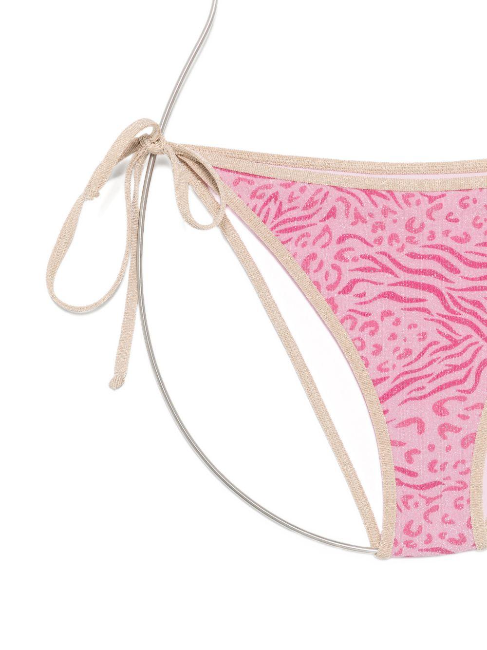 Bikini da donna MC2 Saint Barth multicolore con stampa animalier LEH00012 07492L MC2 ST. BARTH 