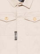 Giacca per neonato Balmain Kids beige con colletto a punta BY2507 G0197 107 BALMAIN KIDS 