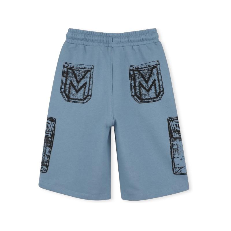 Shorts per bambino The Marc Jacobs azzurro con stampa grafica W60828 80B THE MARC JACOBS KIDS 