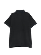 Polo per bambino Emporio Armani Kids nero con abbottonatuira frontale EB001645 AF28486 UB118 EMPORIO ARMANI KIDS 