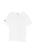 T-shirt per bambino MC2 Saint Barth Kids bianca con stampa grafica DNV0001 02621L MC2 ST. BARTH KIDS 
