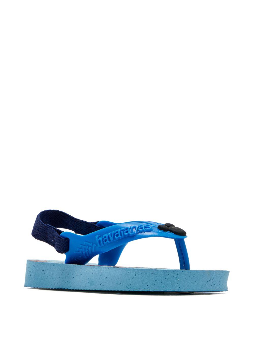 Ciabatte per bambino Havaianas Kids blu con dettaglio topolino in rilievo 4137007 2747 HAVAIANAS KIDS 