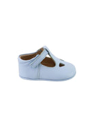 Scarpe primi passi per neonati Eli1957 azzurre con design traforato 0375AL CELESTE Eli Kids 