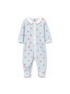 Tutina per neonati Petit Bateau Kids azzurra con design a righe A0G9U 01 PETIT BATEAU KIDS 