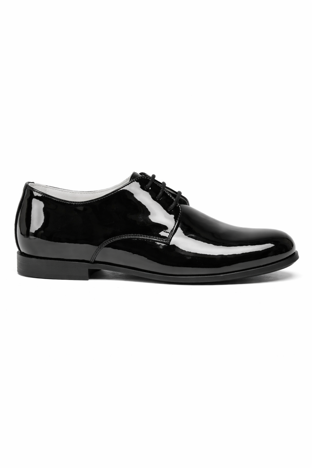 Scarpe stringate per bambino Colorichiari nero con finitura verniciata MJ958497 4231 90 COLORICHIARI KIDS 