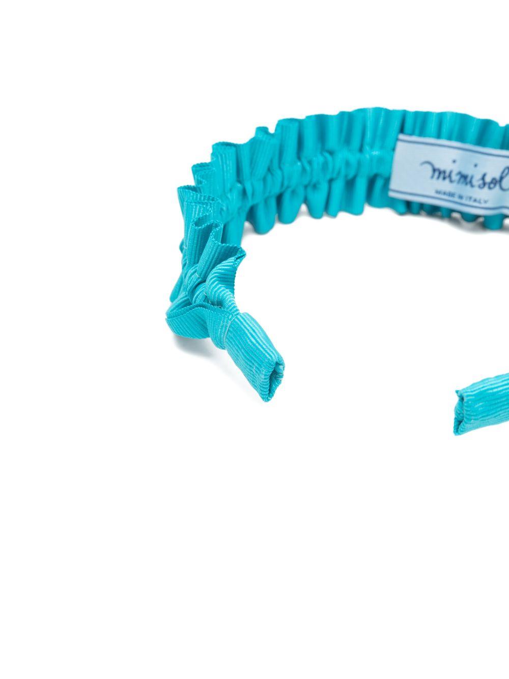 Cerchietto per bambina Mi Mi Sol azzurro con dettaglio ruches MAFR168XX0000 TUR MIMISOL KIDS 