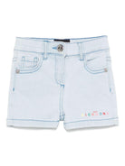 Shorts per neonata John Richmond Junior in denim azzurro RIP25031SH DENIM BLUE LIGHT JOHN RICHMOND JUNIOR 