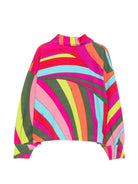 Camicia per bambina Emilio Pucci Kids multicolore con design a fantasia PZ8A50 Z3346 999 EMILIO PUCCI KIDS 