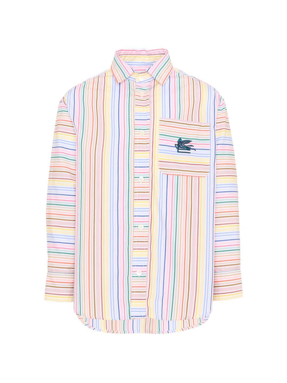 Camicia per bambino Etro Kids multicolore con motivo a righe GY5P20 Z3654 101VE ETRO KIDS 