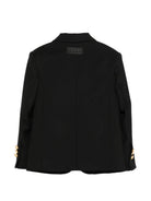 Blazer per bambino Balmain Kids nero con  bottoni BY2P14 I0196 930OR BALMAIN KIDS 