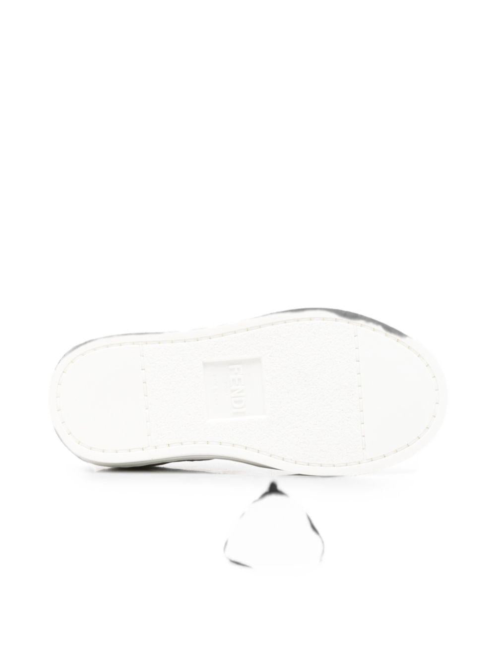 Sneakers per bambino Fendi Kids beige con motivo monogramma FF JMR475 AHGY F1R7K FENDI KIDS 