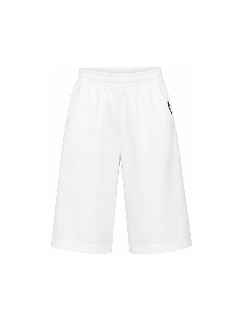 Pantaloni per bambina MSGM Kids bianchi con dettaglio logo S6MSJGPA129 001 MSGM KIDS 