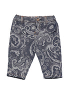Jeans per neonato Etro Kids blu con stampa Paisley all-over GY6500 I0308 620 ETRO KIDS 