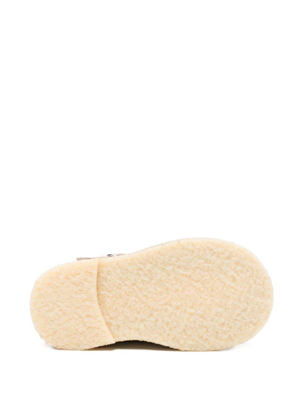 Mocassini per bambino Bonpoint beige con logo ciliegia S06YSOL00002 060 BONPOINT KIDS 