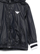 Giubbino per bambino Empotio Armani Kids nero con dettaglio logo EB000889 AF21239 UB118 EMPORIO ARMANI KIDS 