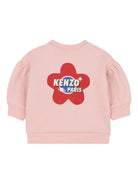 Completo tuta sportiva per neonata Kenzo Kids rosa con logo stampato K61261 47H KENZO KIDS 