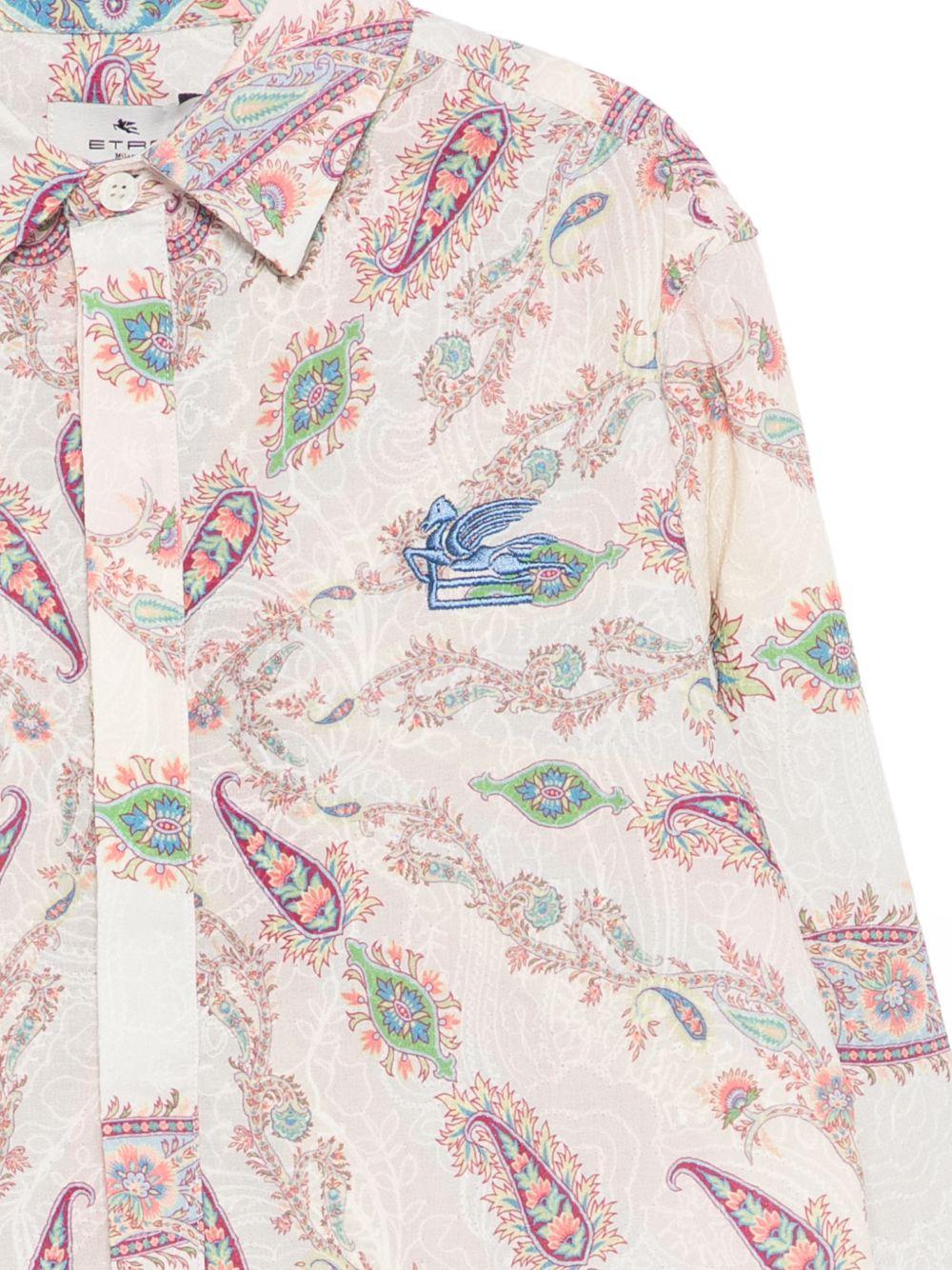Camicia per bambina Etro kids multicolore con motivo a paisley GY5P50 U0268 501MC ETRO KIDS 