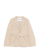 Blazer per bambino DONDUP Kids beige con bottoni sul davanti DMGC0240RA029 0037 DONDUP KIDS 