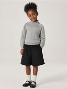 Shorts per bambino Douuod Kids neri con gamba ampia DZ6P29 I0337 61L DOUUOD KIDS 