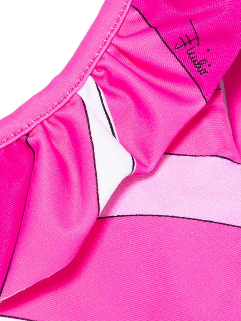 Costume da bagno per neonata Emilio Pucci Junior con stampa PYC009 Z3747 570BC EMILIO PUCCI KIDS 