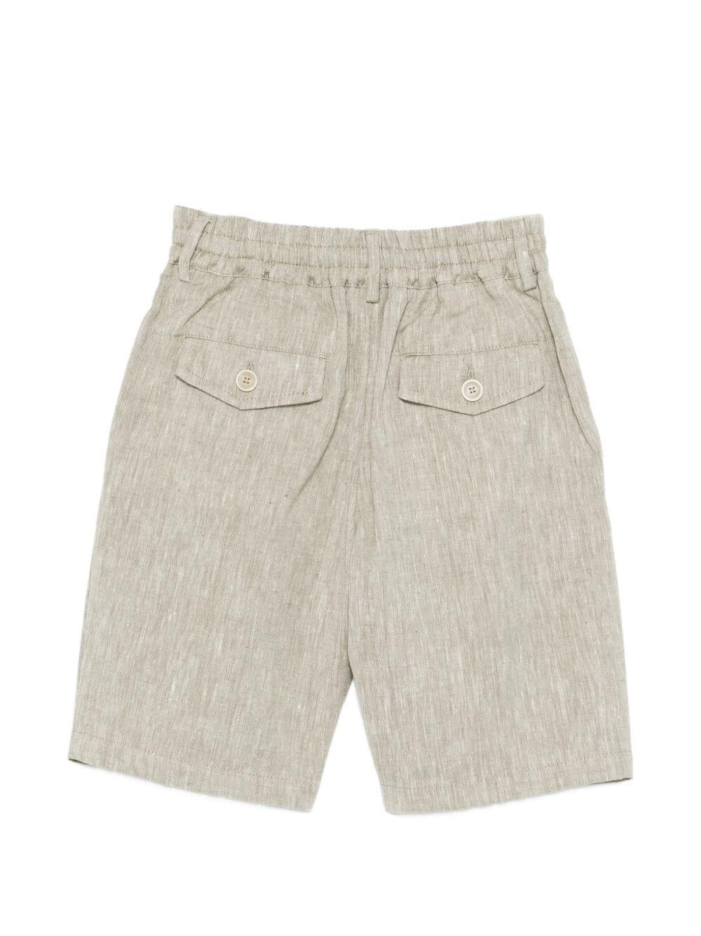 Shorts per bambino Eleventy Kids verdi con vita elasticizzata EY6P19 I0316 724 ELEVENTY KIDS 