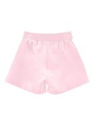 Shorts per bambina Monnalisa rosa con stampa a fiori 19G403 7007 9099 MONNALISA KIDS 