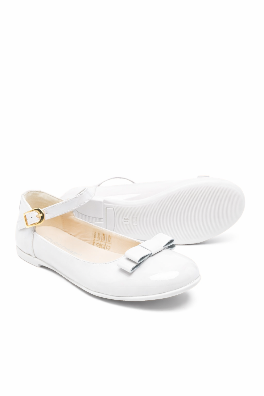 Ballerine per bambina Colorichiari bianche con dettaglio fiocco FJ958491 4232 15 COLORICHIARI KIDS 