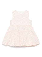 Abito con stampa a fiori per neonata Il Gufo rosa con girocollo P25VA319C4138NB 320 IL GUFO 