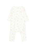 Tutina per neonati Petit Bateau bianca con stampa floreale A0FGZ 02 PETIT BATEAU KIDS 