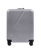 Valigia Eudoxie K-WAY Kids grigia con logo goffrato K4125ZW 08Y K-WAY KIDS 