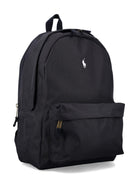 Zaino per bambini Polo Ralph Lauren Kids nero con motivo Polo Pony 9AR151 G9O Ralph Lauren kids 