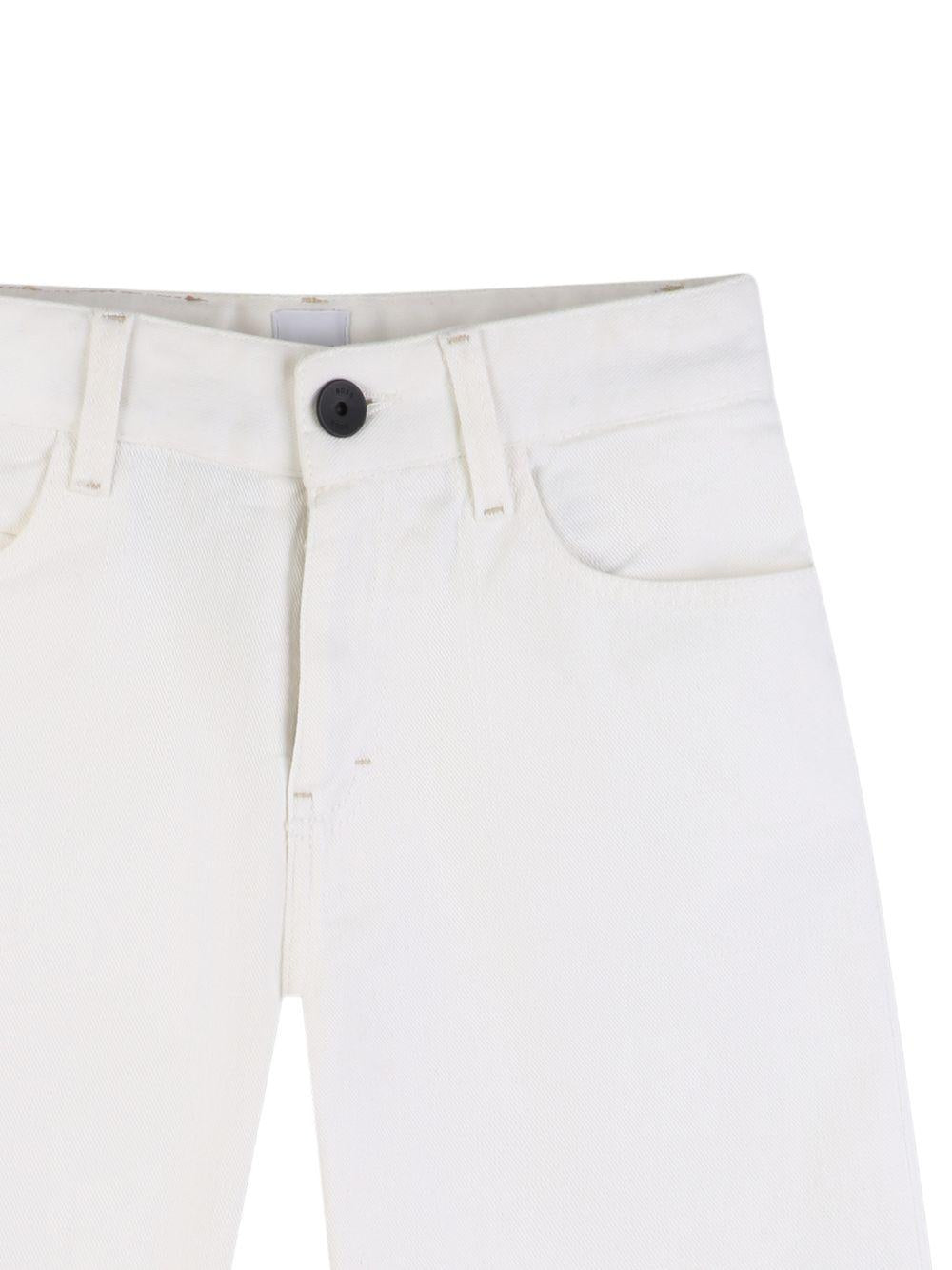 Shorts per bambino Boss Kids bianchi con cinque tasche J53244 10P BOSS KIDS 