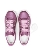 Sneakers per bambina Colorichiari viola con soletta in pelle con logo<BR/> FJ958172 3839 86 COLORICHIARI KIDS 