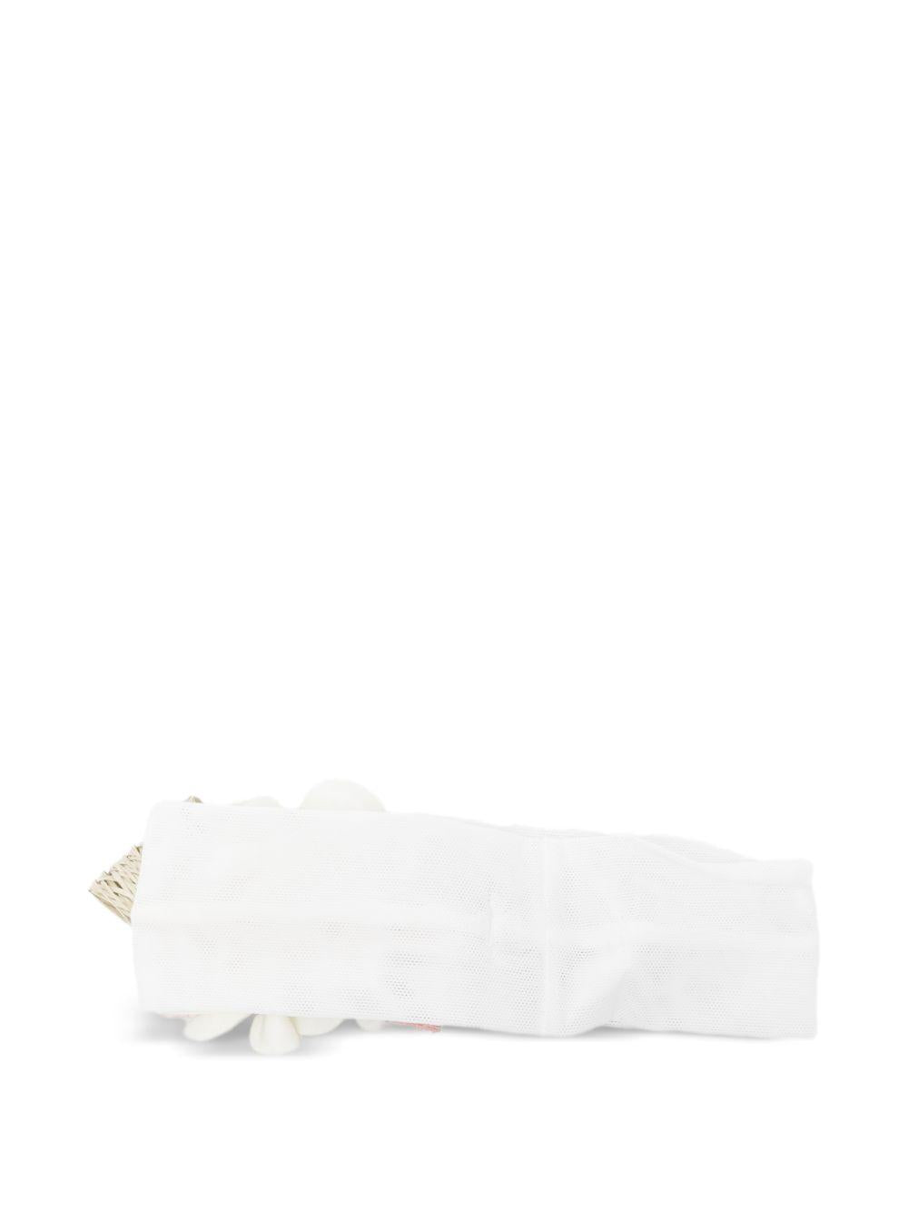 Fascia per neonata Colorichiari bianca con dettaglio fiori FN978558 AF801 84 COLORICHIARI 