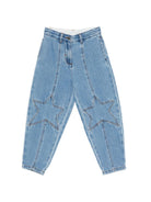 Jeans per bambina Stella McCartney Kids denim con applicazione TY6F20 Z0746 601 STELLA McCARTNEY KIDS 