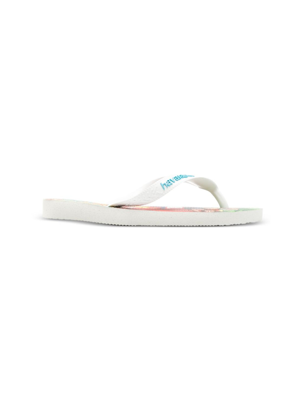 Infradito per bambino Havaianas Kids x Marvel bianco con logo in rilievo 4148300 7854 HAVAIANAS KIDS 