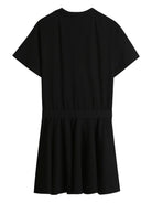 Abito a maniche corte per bambina Dkny Kids nero con logo D62389 09B DKNY 