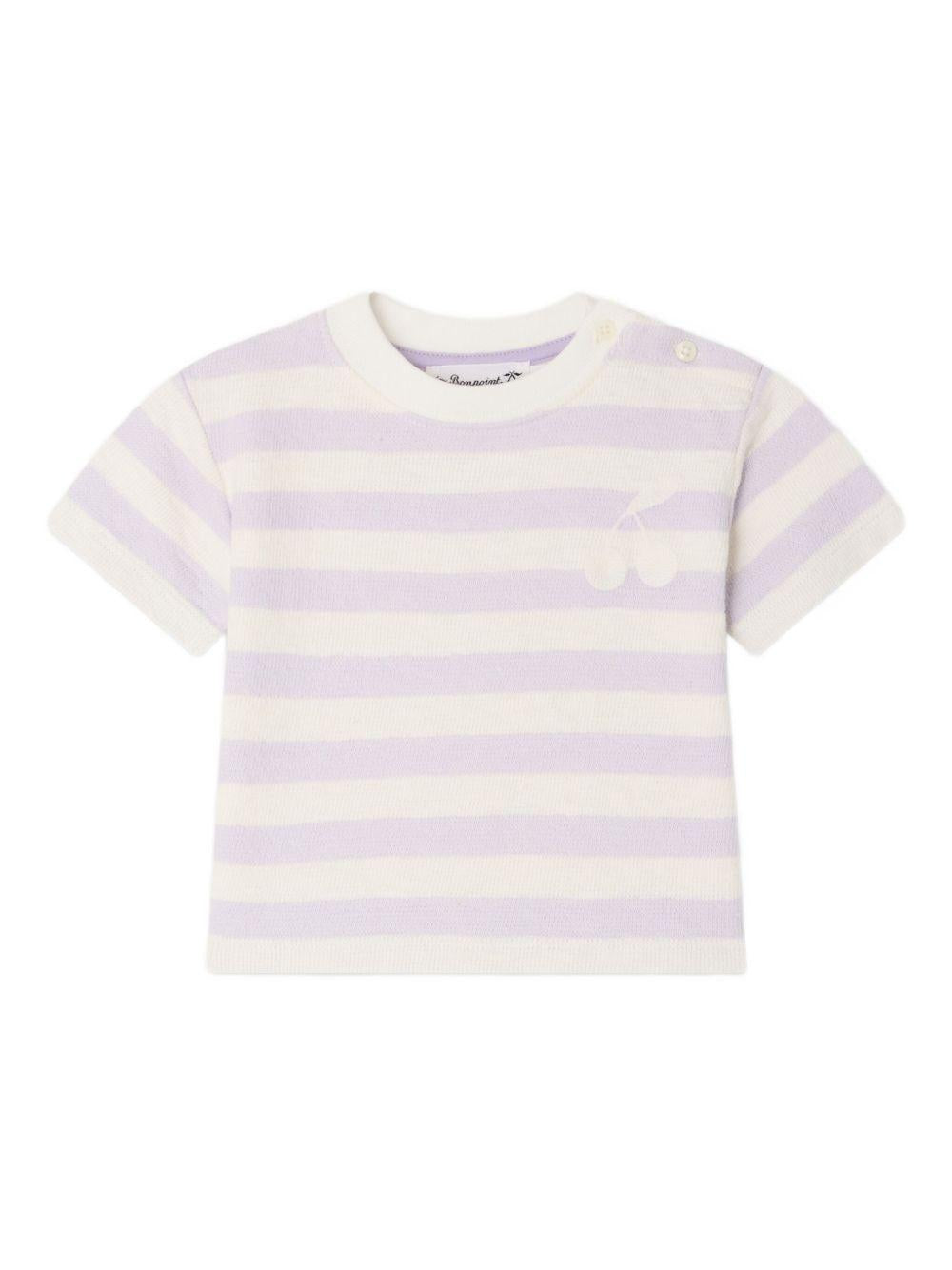 T-shirt Cai per neonata Bonpoint multicolor con design a righe C06XTSK00001 257A BONPOINT KIDS 