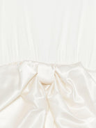 Abito per bambina Pinko Kids bianco con dettaglio fiocco KFAB0400JE017 0000 PINKO KIDS 