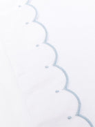 Coperta per neonato La Stupenderia bianca con bordo smerlato 2TBCO50 P01AZZ LA STUPENDERIA KIDS 