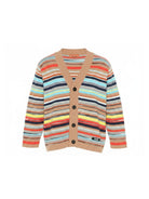 Cardigan per bambino Missoni kids multicolore a maniche lunghe con scollo a V MY9P00 X0264 999 MISSONI KIDS 