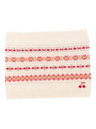 Sciarpa per bambina Bonpoint beige con motivo geometrico W05GACK00011 905 BONPOINT KIDS 