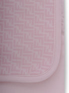 Copertina per neonata Fendi Kids rosa con stampa cavallino Fendi BUJ328 8RA F0C11 FENDI KIDS 