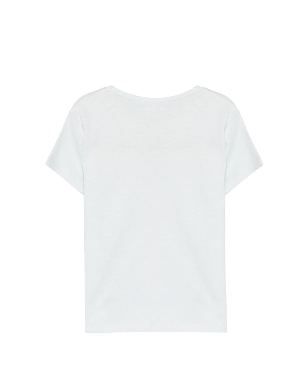 T-shirt per bambina Billieblush azzurra con stampa grafica U21960 76S BILLIEBLUSH 