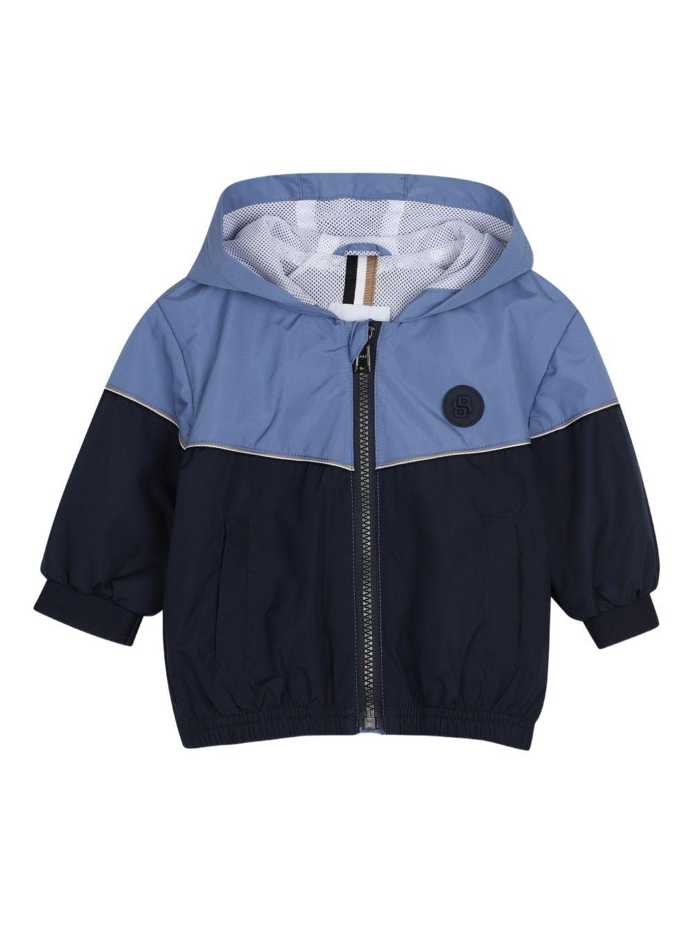 Giubbino per neonato Boss Kids con design color-block J52860 849 BOSS KIDS 