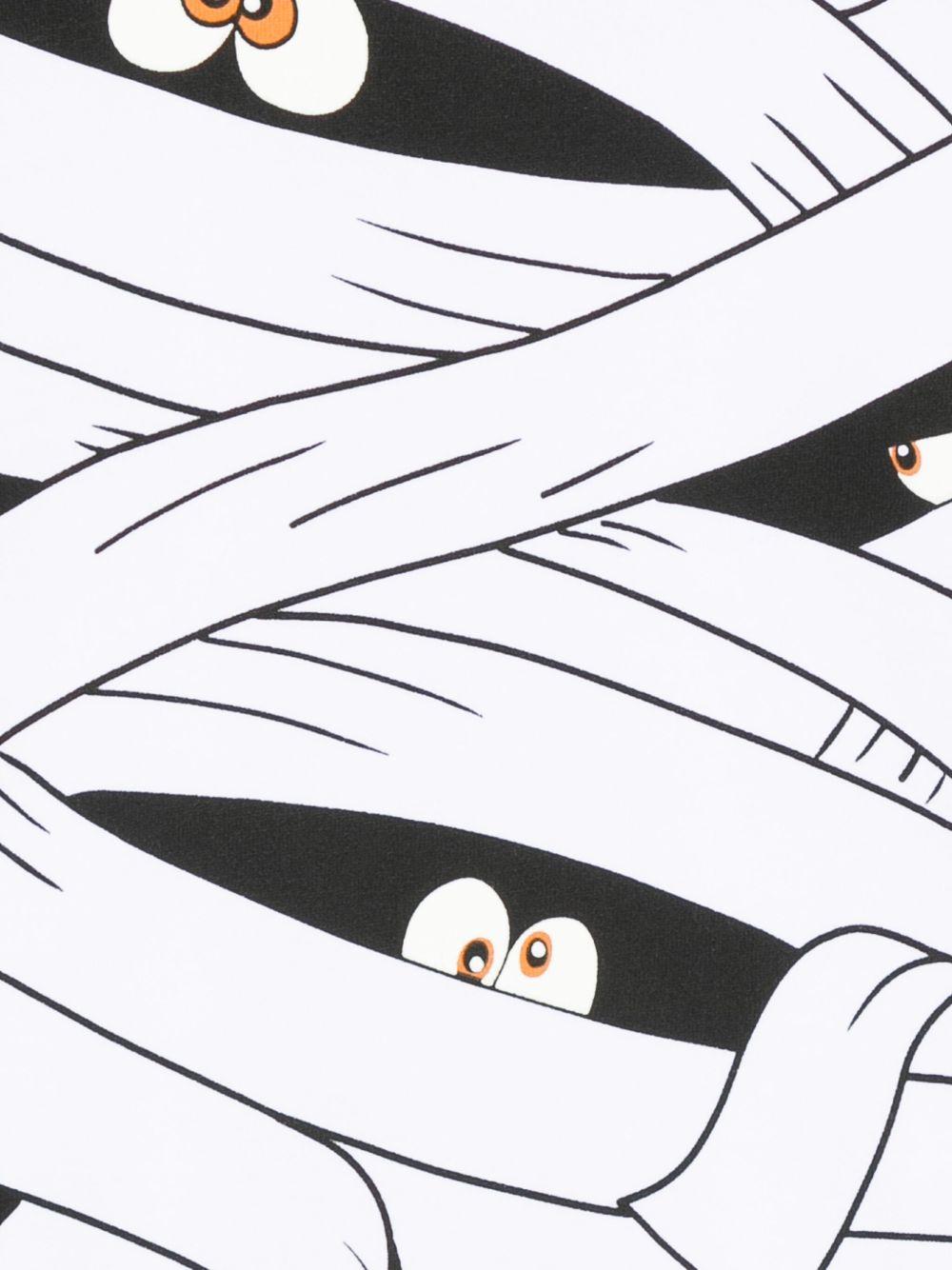 Felpa per bambino Stella McCartey Kids bianca con stampa mummia TX4P00 Z3084 100MC STELLA McCARTNEY KIDS 