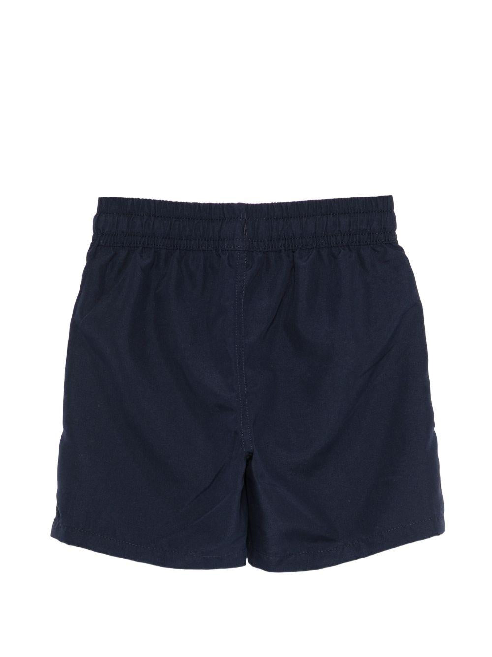 Costume da bagno per bambino Boss Kidswear blu con dettagli laterali J52898 849 BOSS KIDS 