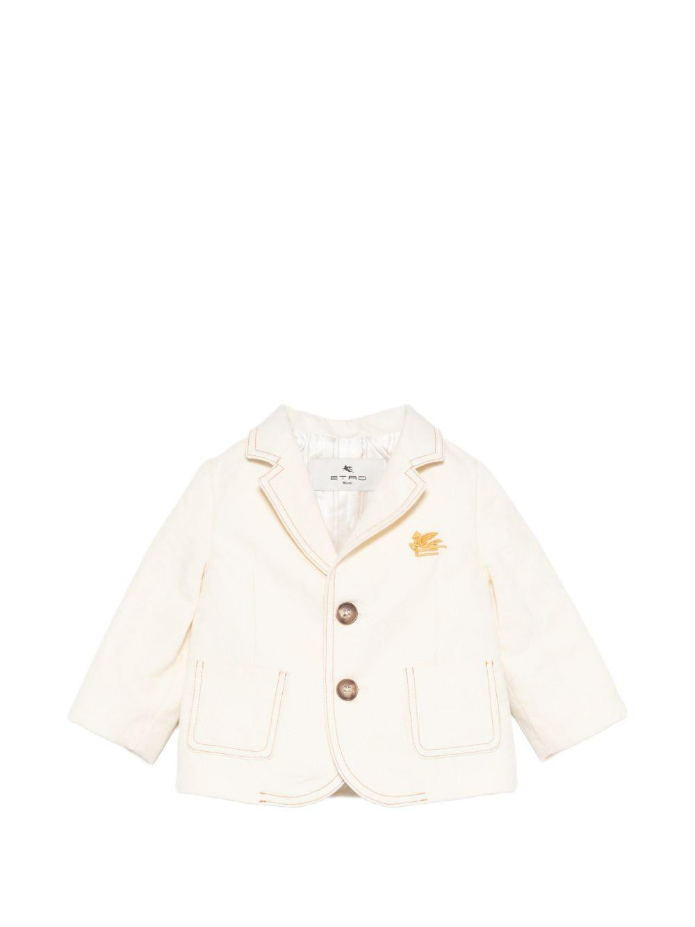 Blazer per neonato Etro Kids beige con revers a lancia GY2504 I0308 105 ETRO KIDS 